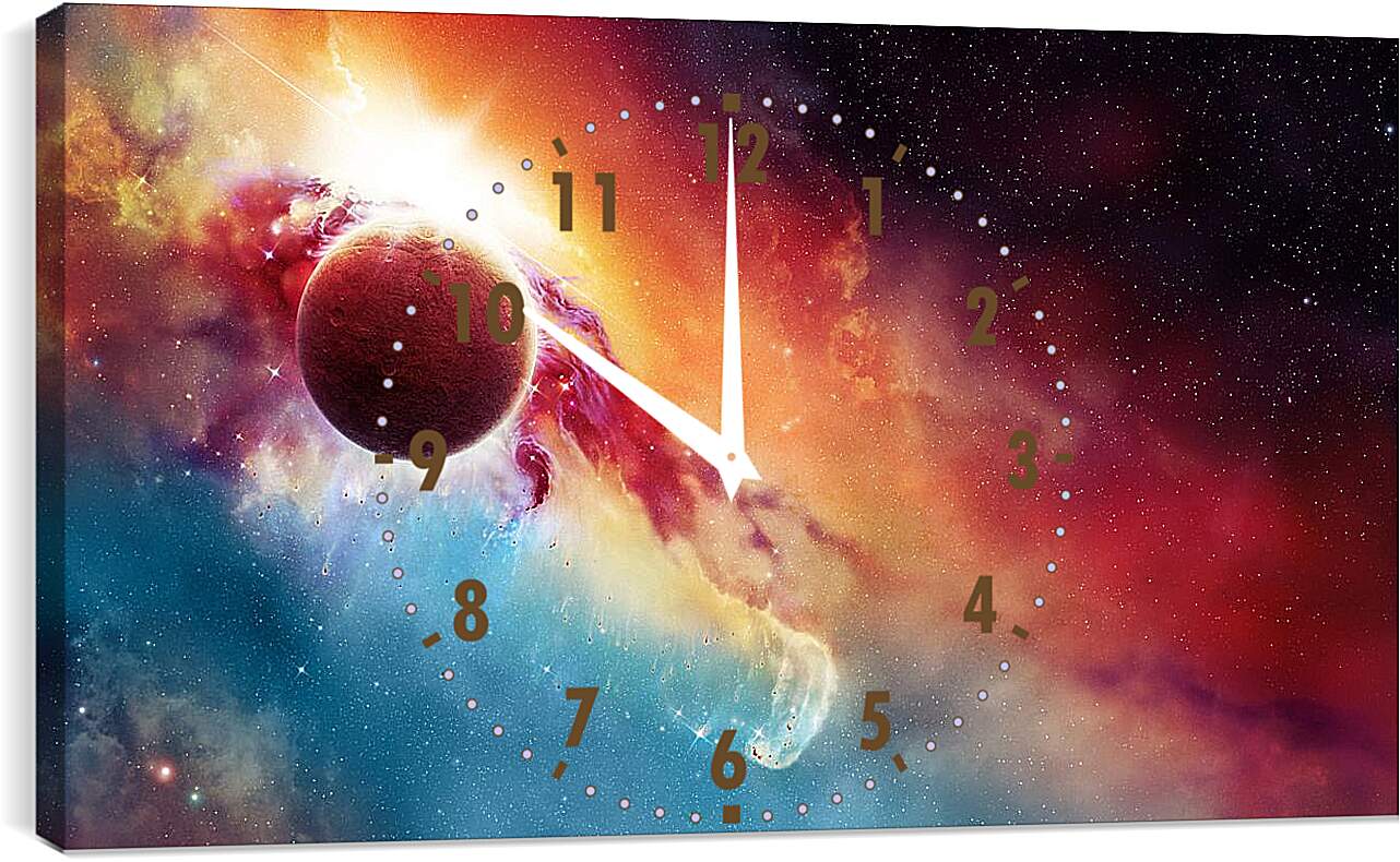 Часы картина - Космическая красота