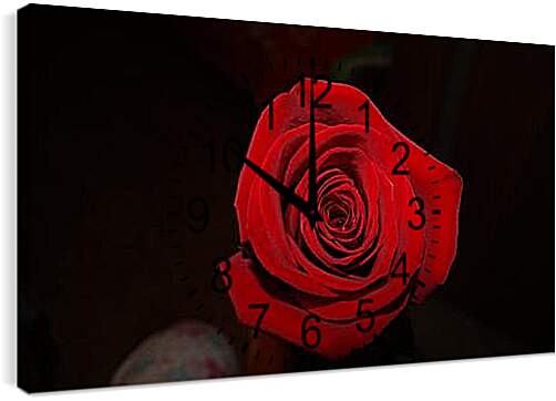 Часы картина - Rose - Роза
