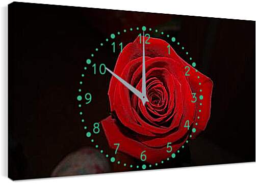 Часы картина - Rose - Роза

