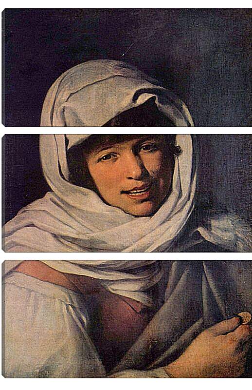 Модульная картина - Девушка с монетой (или Галицийская девушка). Бартоломе Эстебан Мурильо