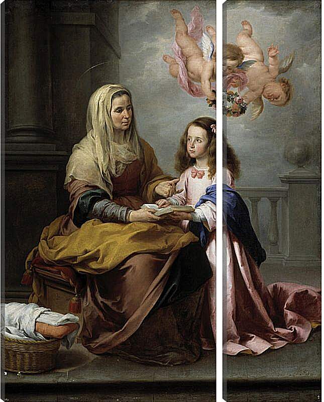 Модульная картина - Детство Марии. Бартоломе Эстебан Мурильо