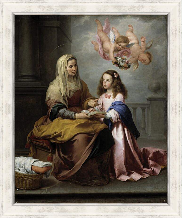 Картина в раме - Детство Марии. Бартоломе Эстебан Мурильо