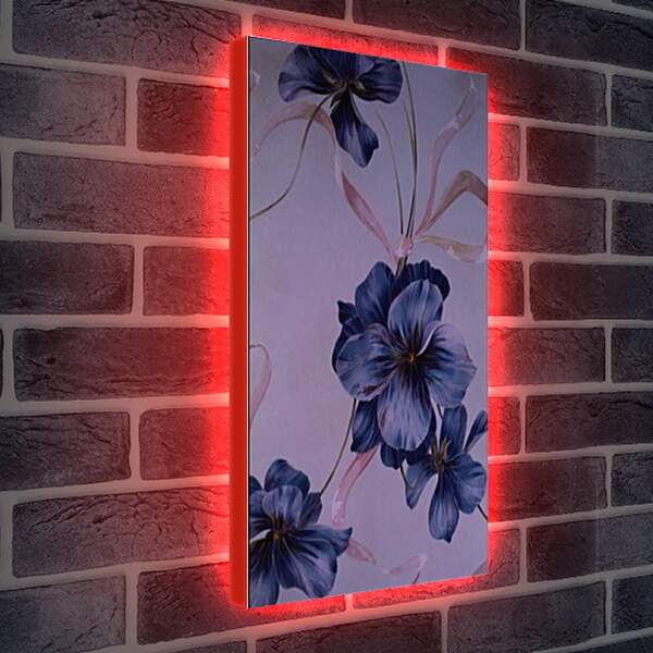 Лайтбокс световая панель - цветы
