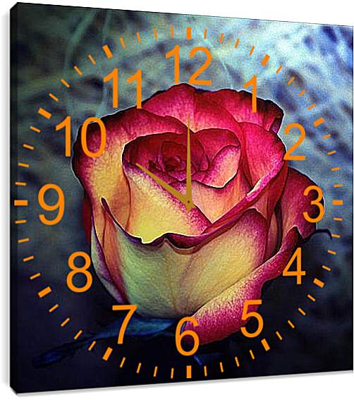 Часы картина - Цветы
