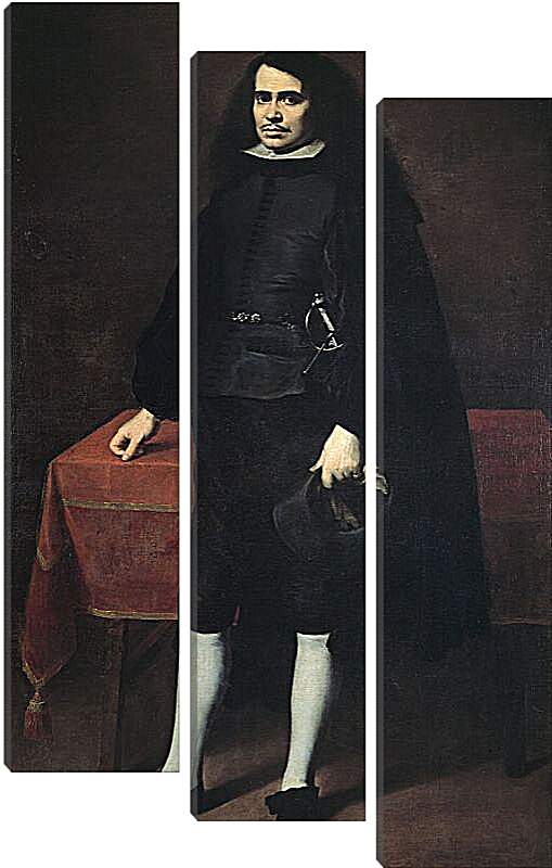 Модульная картина - Портрет неизвестного кабальеро. Бартоломе Эстебан Мурильо