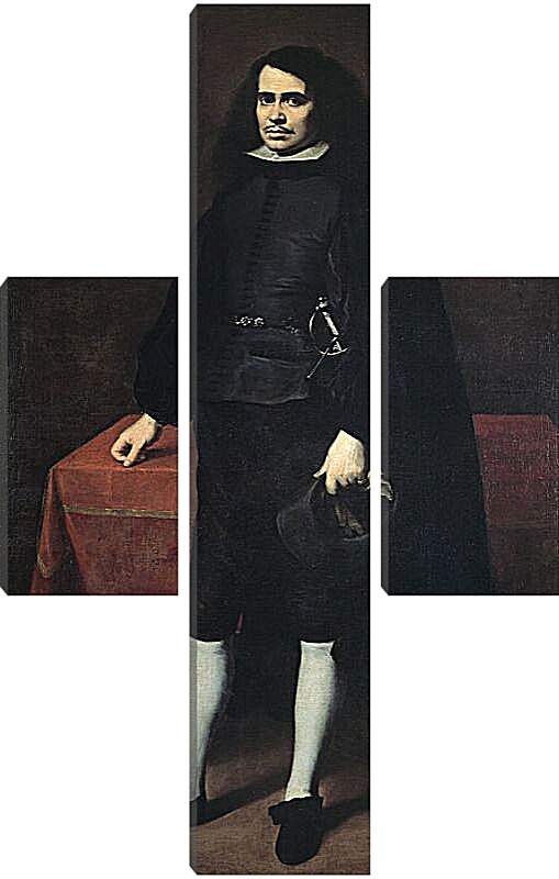 Модульная картина - Портрет неизвестного кабальеро. Бартоломе Эстебан Мурильо