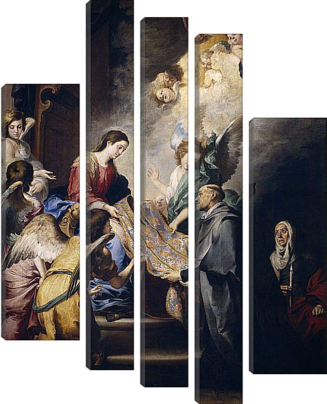 Модульная картина - Риза Святого Ильдефонсо. Бартоломе Эстебан Мурильо