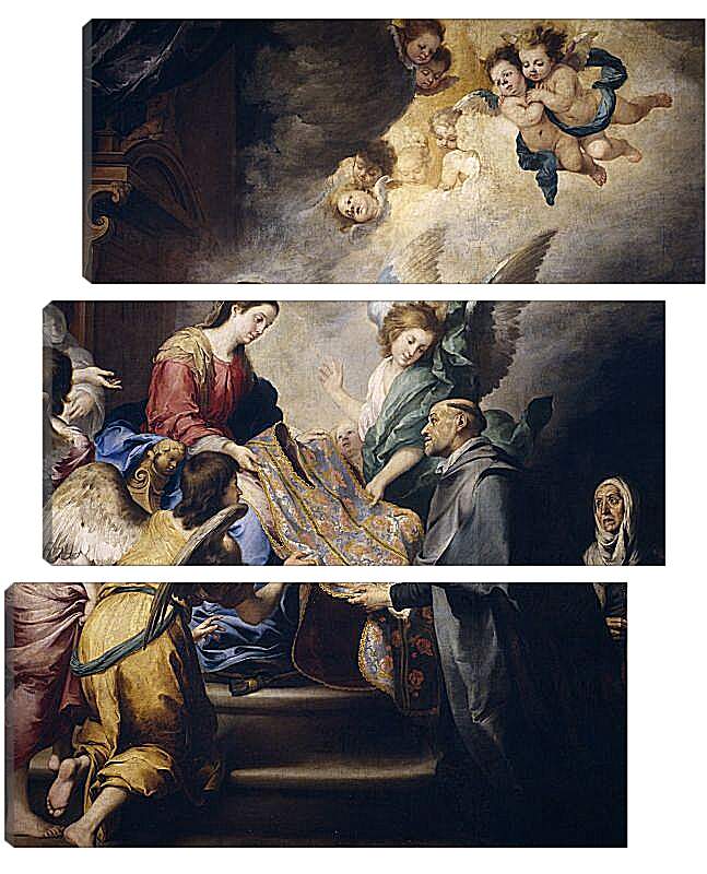 Модульная картина - Риза Святого Ильдефонсо. Бартоломе Эстебан Мурильо