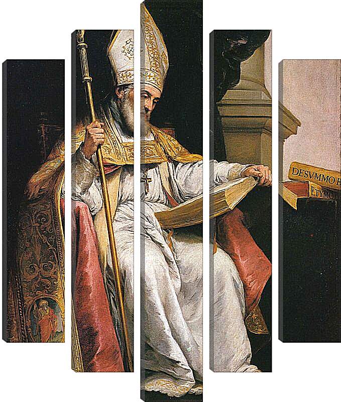 Модульная картина - Святой Леандр. Бартоломе Эстебан Мурильо