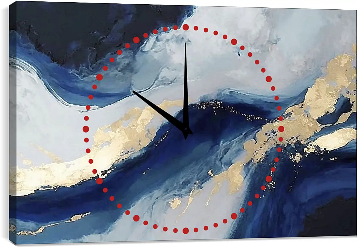 Часы картина - Абстракция