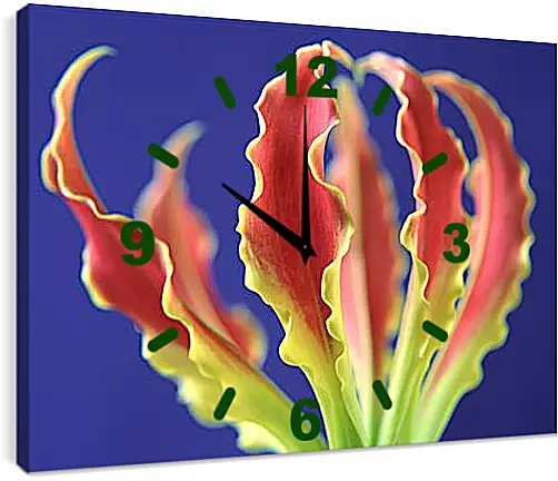 Часы картина - Цветы
