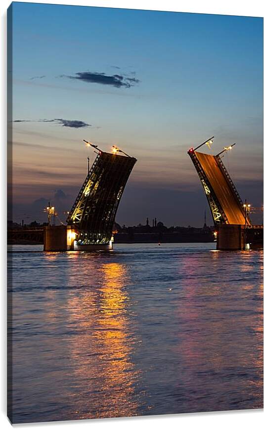 Постер и плакат - Дворцовый мост. Санкт-Петербург