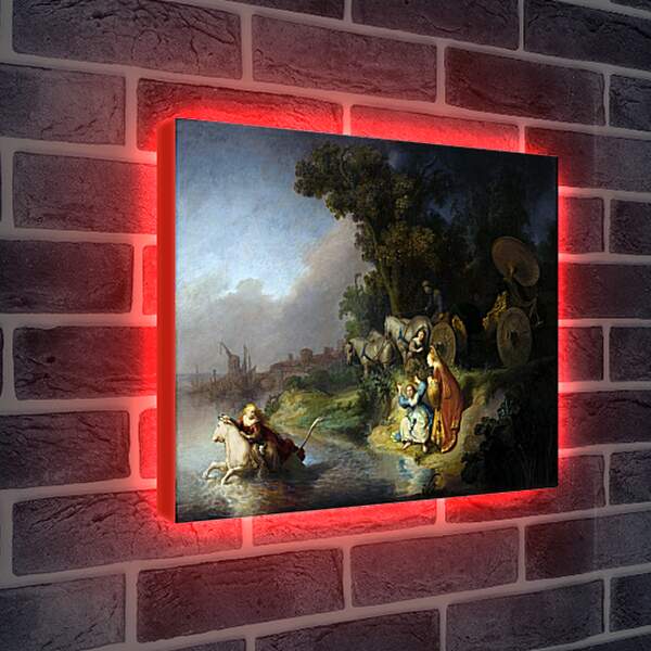 Лайтбокс световая панель - Похищение Европы. Рембрандт