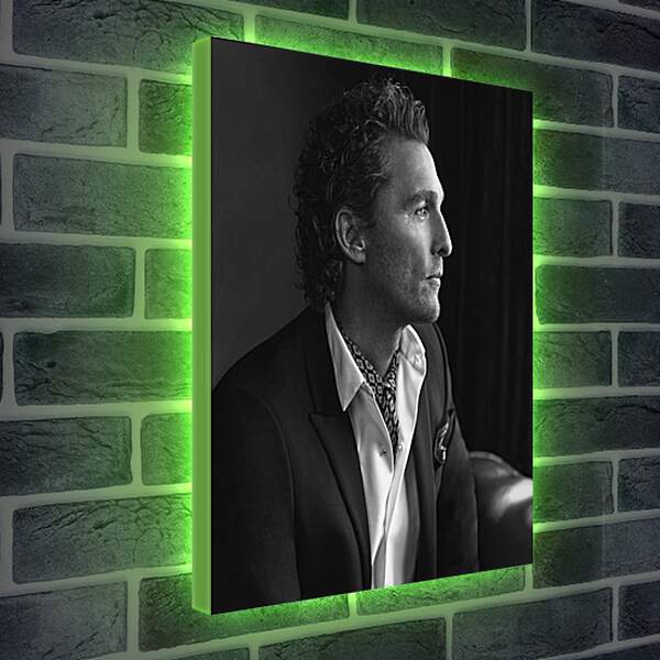 Лайтбокс световая панель - Мэттью Макконахи. Matthew McConaughey