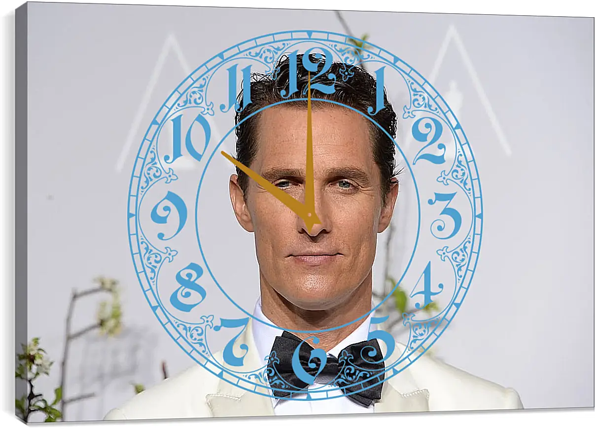 Часы картина - Мэттью Макконахи. Matthew McConaughey