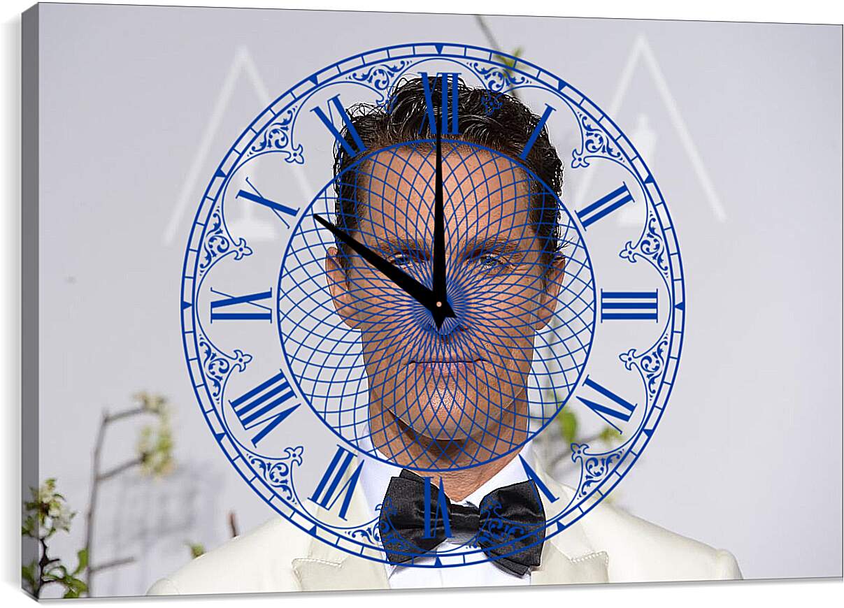 Часы картина - Мэттью Макконахи. Matthew McConaughey