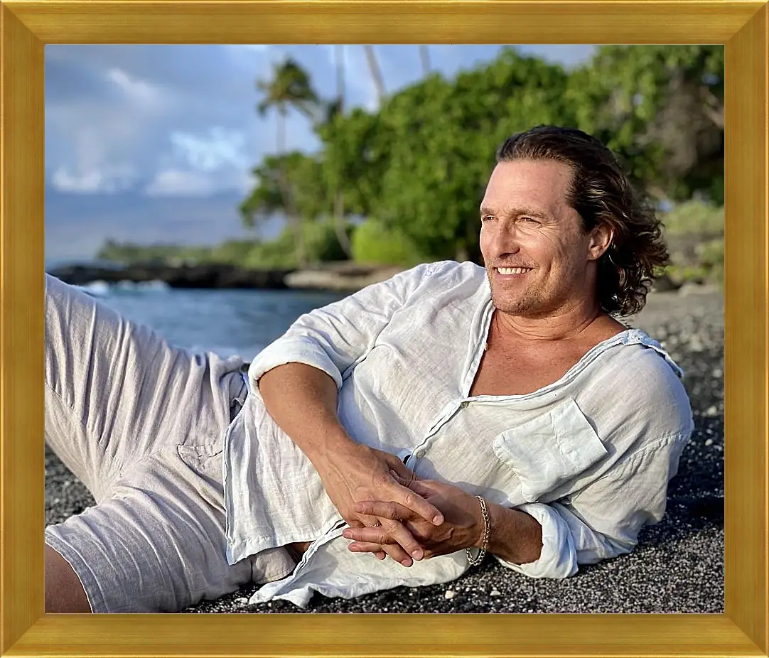 Картина в раме - Мэттью Макконахи. Matthew McConaughey