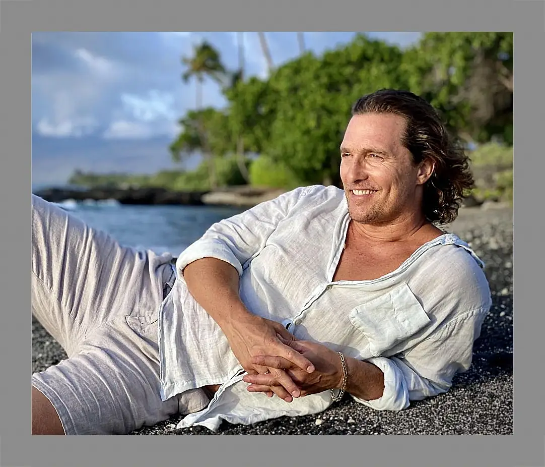 Картина в раме - Мэттью Макконахи. Matthew McConaughey