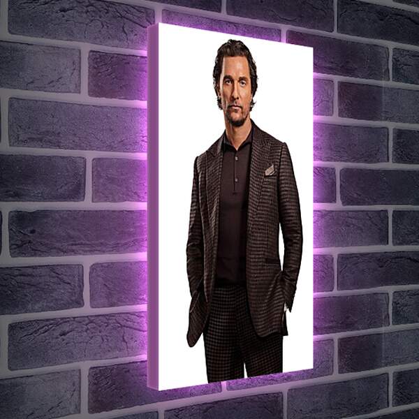 Лайтбокс световая панель - Мэттью Макконахи. Matthew McConaughey