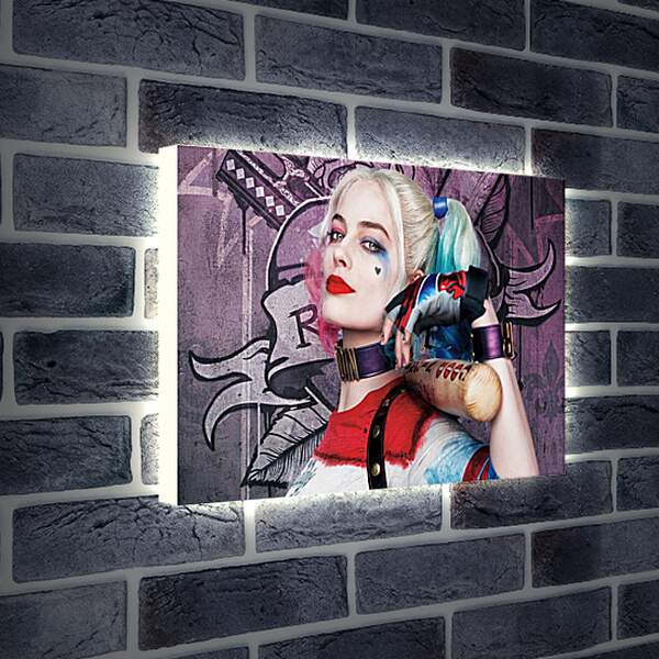 Лайтбокс световая панель - Харли Квинн (Harley Quinn), Марго Робби