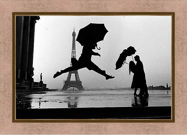 Картина в раме - Романтичный Париж
