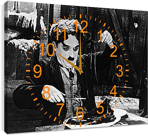 Часы картина - Чарли Чаплин
