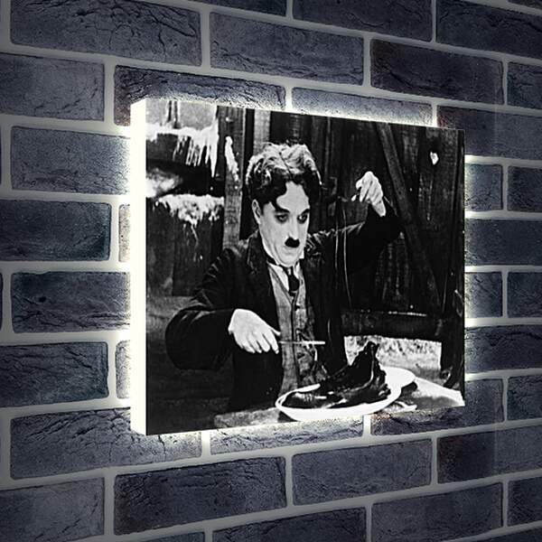 Лайтбокс световая панель - Чарли Чаплин
