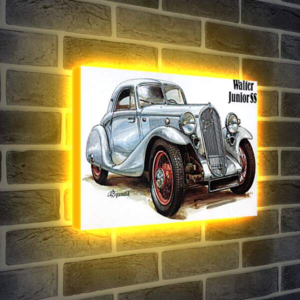 Лайтбокс световая панель - Retro cars - Ретро автомобили
