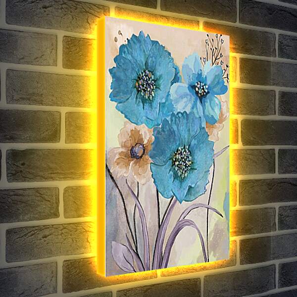 Лайтбокс световая панель - Цветы 1