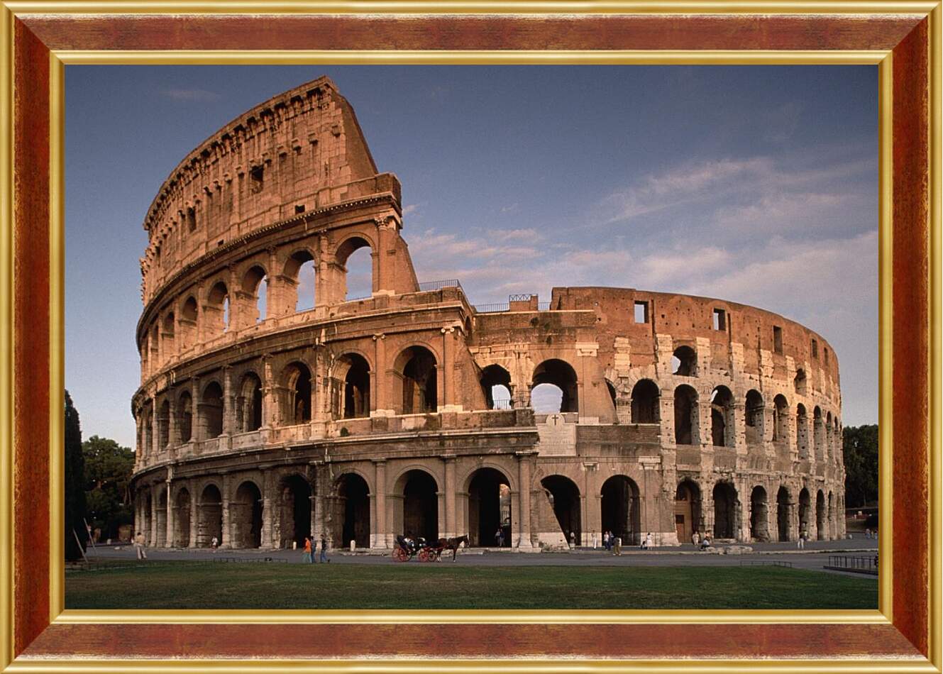 Картина в раме - Колизей в Риме. Италия.