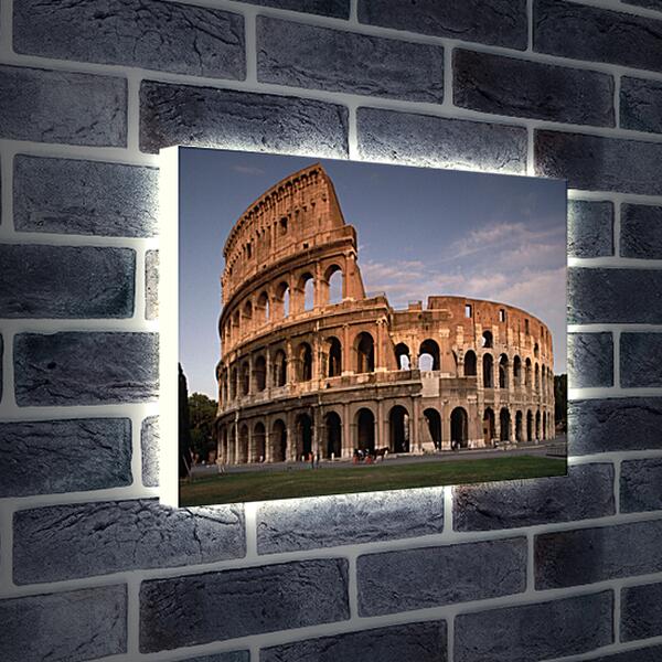 Лайтбокс световая панель - Колизей в Риме. Италия.