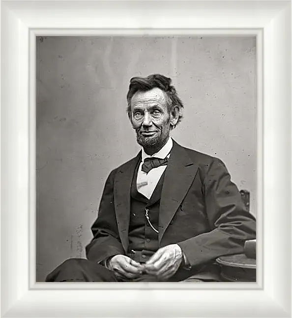 Картина в раме - February 5, 1865. Abraham Lincoln. - 05 Февраля 1865г. Авраам Линкольн