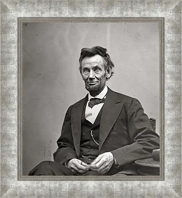 Картина в раме - February 5, 1865. Abraham Lincoln. - 05 Февраля 1865г. Авраам Линкольн