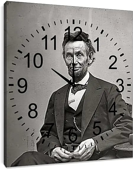 Часы картина - February 5, 1865. Abraham Lincoln. - 05 Февраля 1865г. Авраам Линкольн