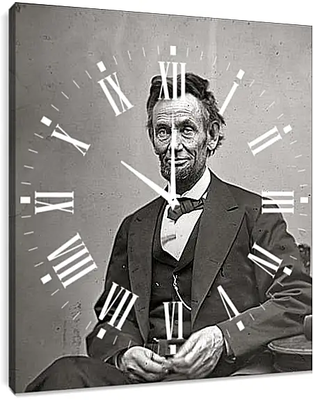 Часы картина - February 5, 1865. Abraham Lincoln. - 05 Февраля 1865г. Авраам Линкольн