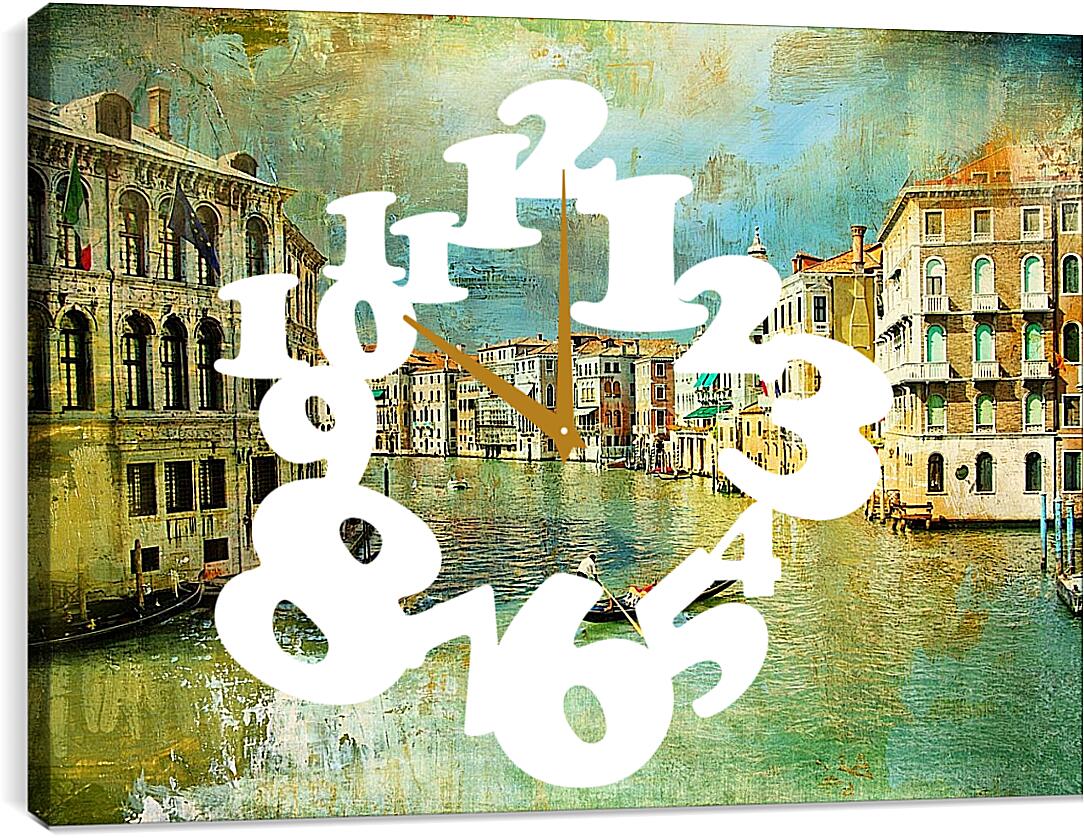 Часы картина - Венеция. Италия.