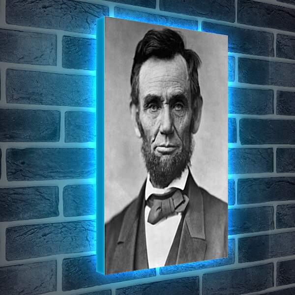Лайтбокс световая панель - Abraham Lincoln - Авраам Линкольн