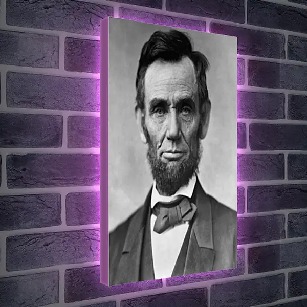 Лайтбокс световая панель - Abraham Lincoln - Авраам Линкольн