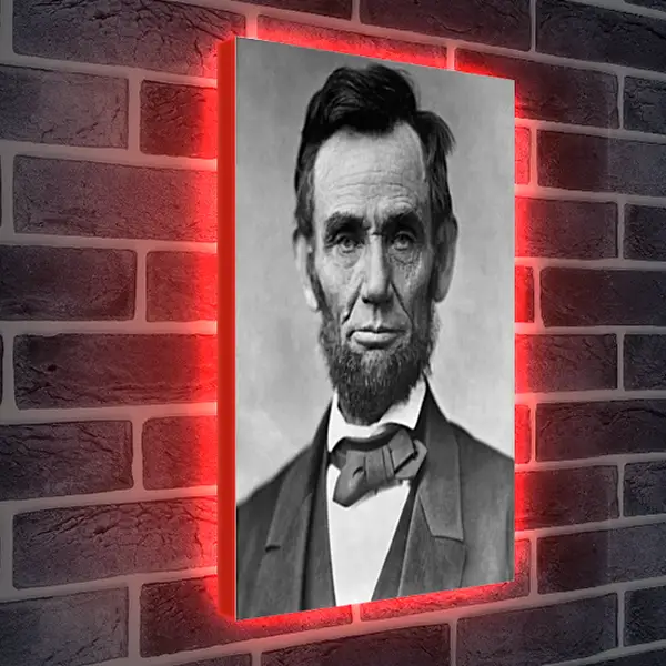 Лайтбокс световая панель - Abraham Lincoln - Авраам Линкольн