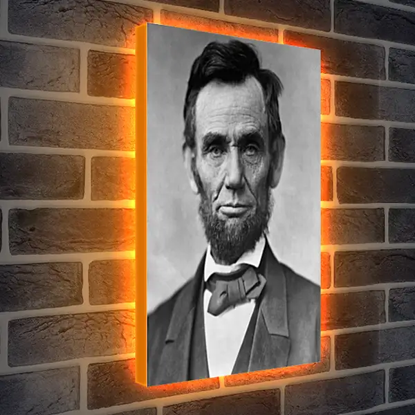 Лайтбокс световая панель - Abraham Lincoln - Авраам Линкольн