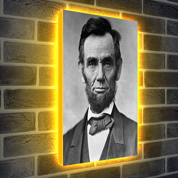 Лайтбокс световая панель - Abraham Lincoln - Авраам Линкольн
