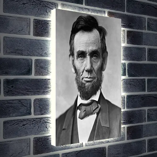 Лайтбокс световая панель - Abraham Lincoln - Авраам Линкольн