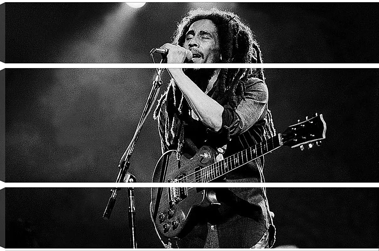 Модульная картина - Боб Марли. Bob Marley