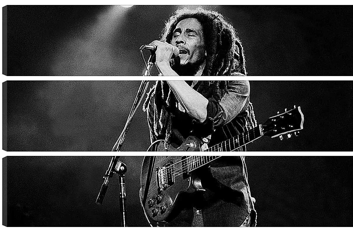 Модульная картина - Боб Марли. Bob Marley