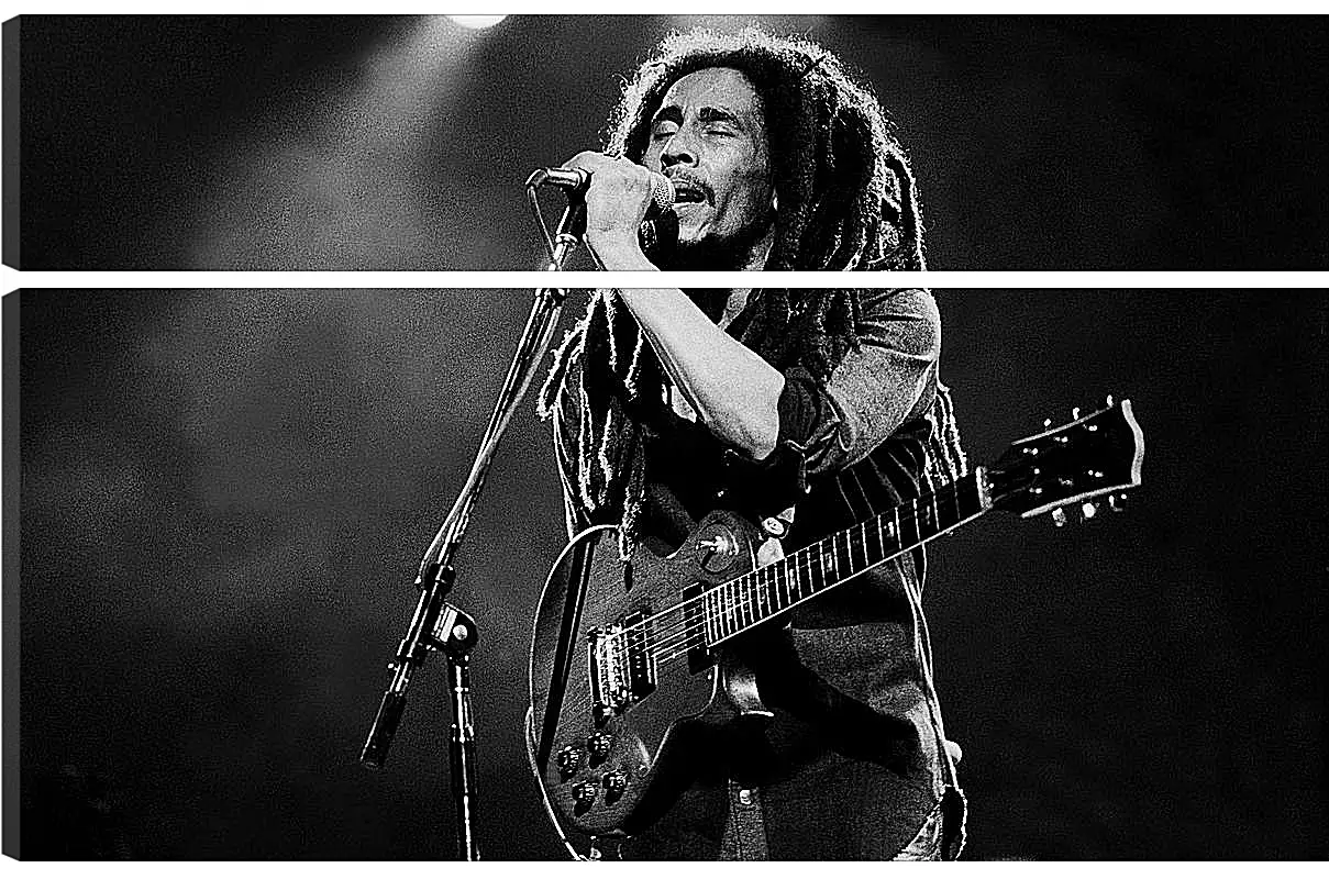 Модульная картина - Боб Марли. Bob Marley