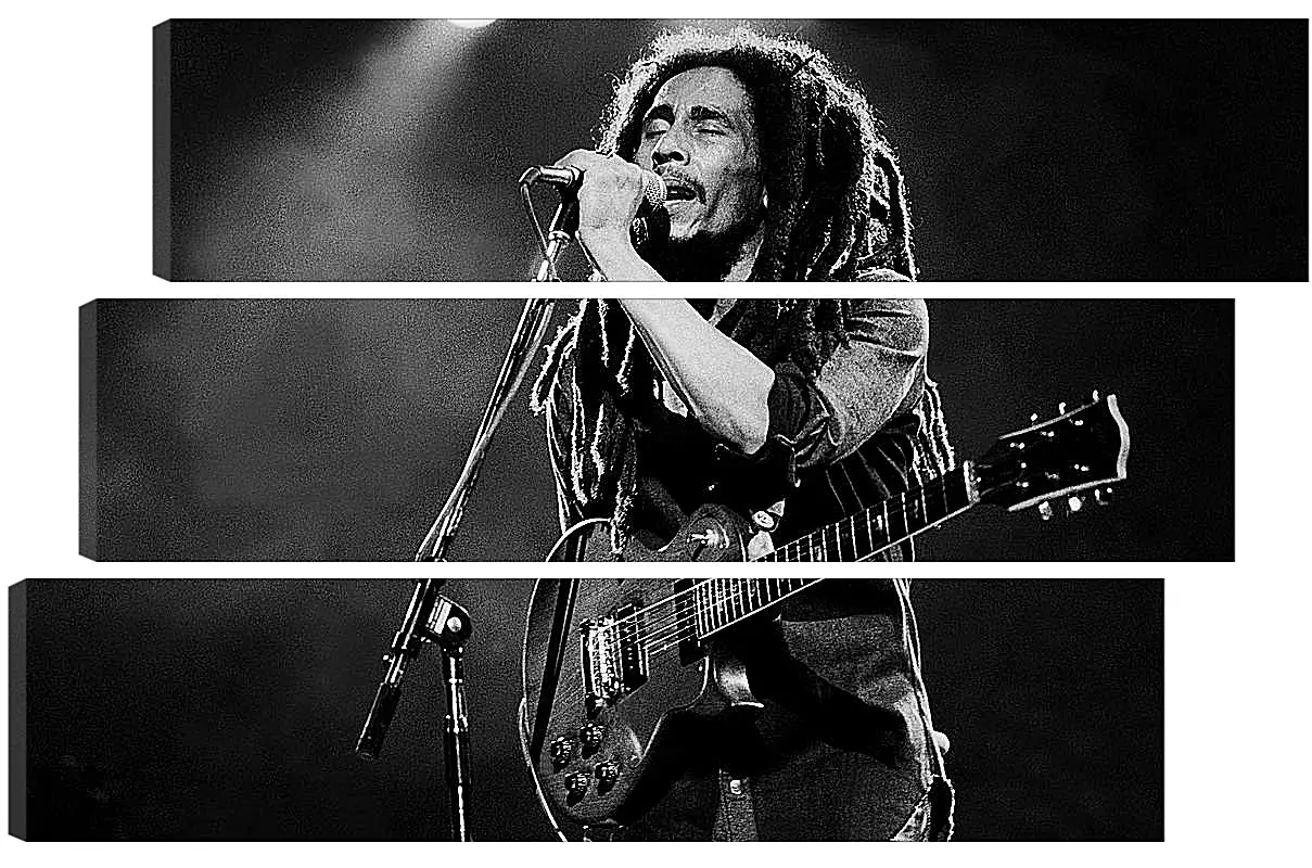 Модульная картина - Боб Марли. Bob Marley