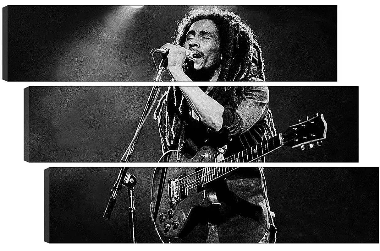 Модульная картина - Боб Марли. Bob Marley