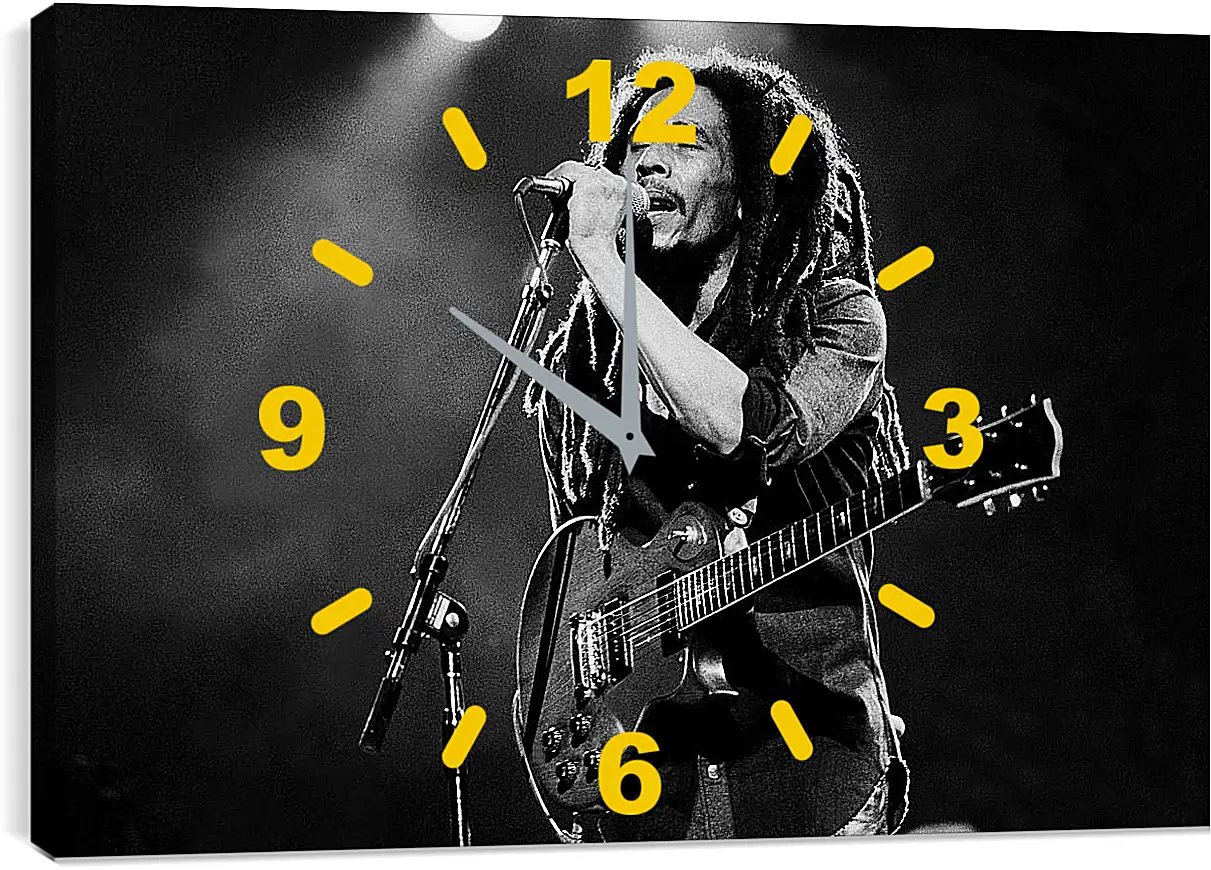 Часы картина - Боб Марли. Bob Marley