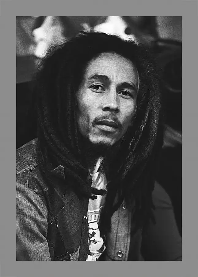 Картина в раме - Боб Марли. Bob Marley