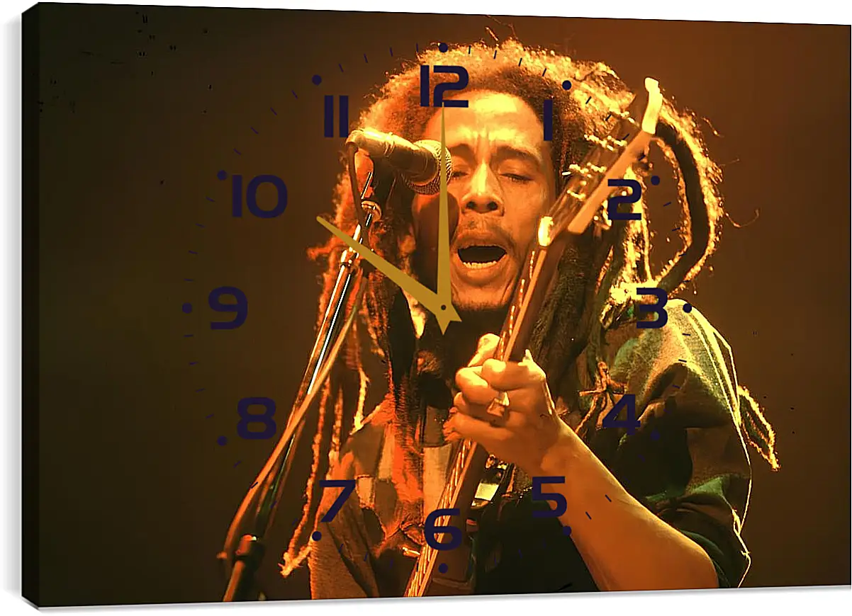 Часы картина - Боб Марли. Bob Marley